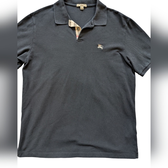 Burberry Brit Black Polo sz XL - Picture 3 of 7